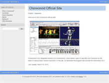 Tablet Screenshot of choreonoid.org